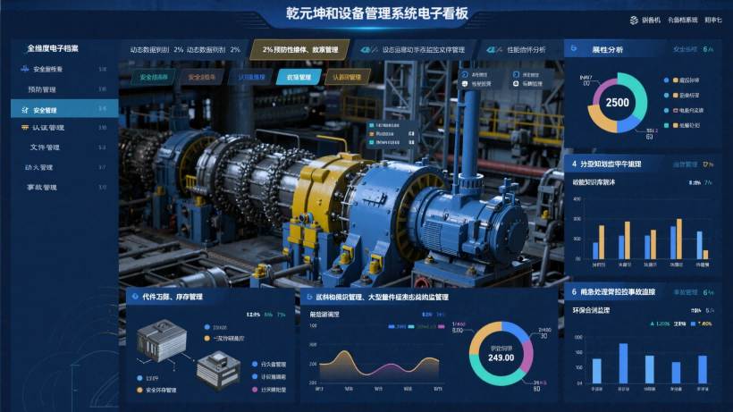 冶金设备管理系统的核心功能 冶金设备管理系统的核心功能